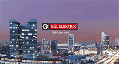 Desktop Screenshot of gul-elektrik.com